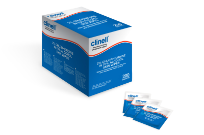 Clinell 2% Chlorhexidine with Alcohol Wipes (Skin)