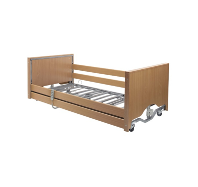 Casa Elite Low Bed with Wooden Side Rail Kit + Delivery & Installation Beech