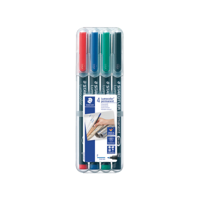 Staedtler Lumocolour Pen Permanent Fine Assorted