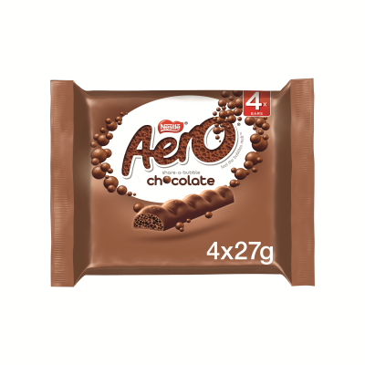 Nestle Aero Bubbly Bar Milk Chocolate Multipack 27g