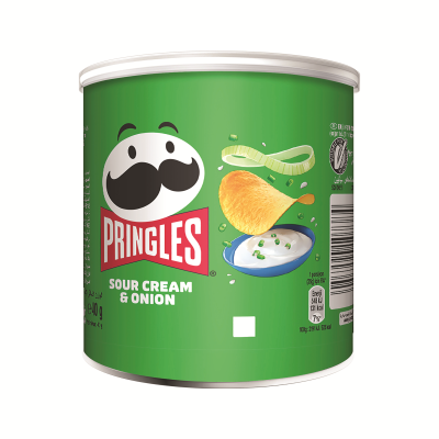 Pringles Sour Cream and Onion Crisps 40g