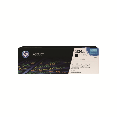 HP 304A LaserJet Toner Cartridge Black CC530A