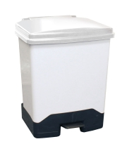 42 Litre Fire Retardant Plastic Sack Holder White Lid