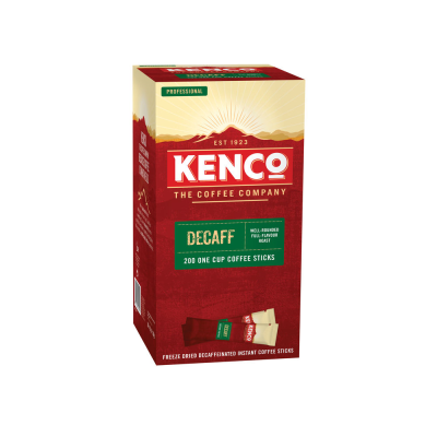 Kenco Instant Freeze Dried Decaffeinated Coffee Sticks 1.8g (Pack of 200)