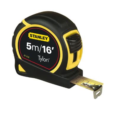 Stanley Retractable Tape Measure with Belt Clip 5 Metre 0-30-696