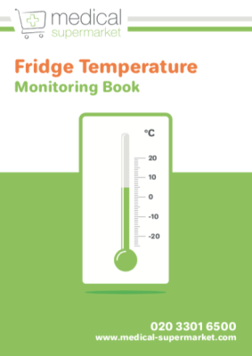 Fridge Temperature Monitoring Book | Medical Supermarket