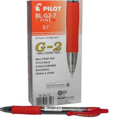 Retractable Gel Ink Pen Red