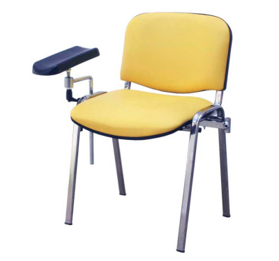 Medi-Plinth Chrome Frame Phlebotomy Chair