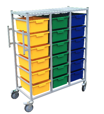 3 Tier Karri Carts 18 Trays Each