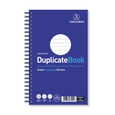 Wirebound Carbonless Duplicate book 210 x 130mm