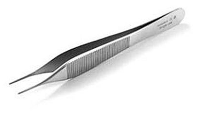 Non-Toothed Adson Forceps Single (x1)