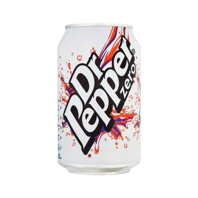 Dr Pepper Zero Cans