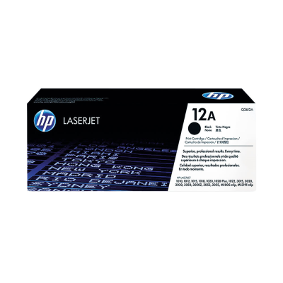 HP 12A Black Laserjet Toner Cartridge