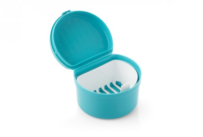 Denture Cup with Strainer and Lid