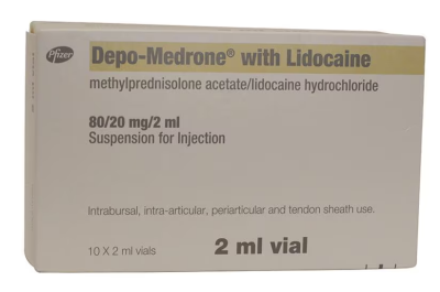 [AMB] (POM) Depo-Medrone & Lidocaine - 80mg/2ml -  2ml Vial - (Pack 10)