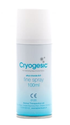 [AMB] (POM) Ethyl Chloride Cryogesic Fine Spray - 100ml - 100ml Spray - (Pack 1)