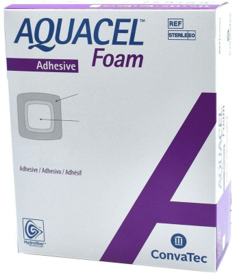 Aquacel® Foam Adhesive Dressing 8x8 cm