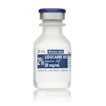 [AMB] (POM) Lidocaine 2% - 40mg/2ml Ampoules (Pack of 10)