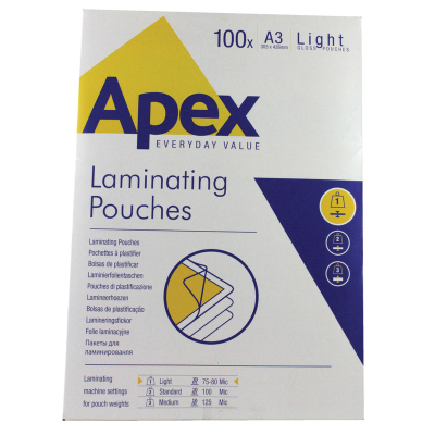 GBC A3 Laminating Pouches Premium Quality 150 Micron