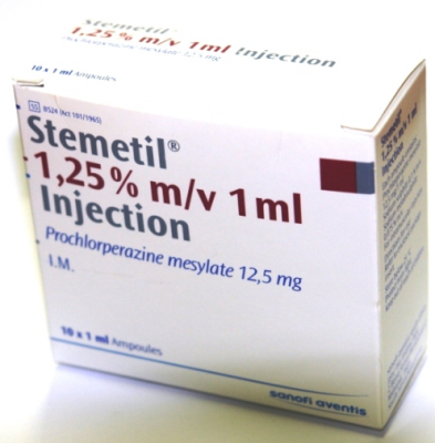 (POM) Stemetil (Prochlorperazine Mesilate) - 12.5mg/ml - 1ml Ampoule - (Pack 10)