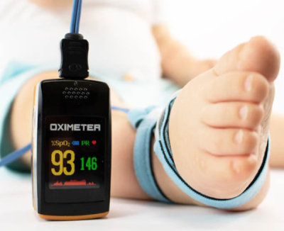 Creative PC-60E Finger Pulse Oximeter With additional Neonate/Infant Foot Velcro Wrap