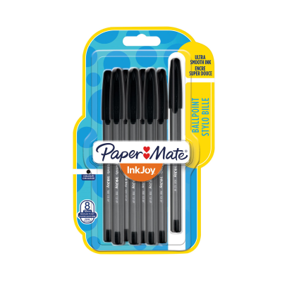 PaperMate Inkjoy 100 Capped Ballpoint Pens Medium Black