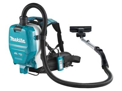 Makita Backpack Vacuum with 2 x 5.0Ah Batteries