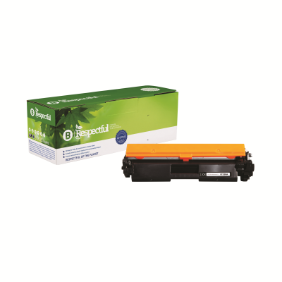 Respectful HP 30A Black LaserJet Toner Cartridge CF230A-COMP