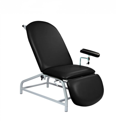 Fixed Height Reclining Phlebotomy Chairs Adjustable Feet