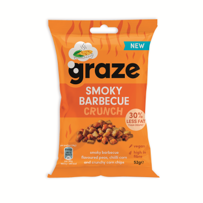 Graze Smoky Barbecue Crunch Bag 52g