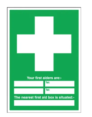 Safety Sign First Aid 600x450mm PVC