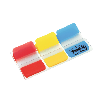 Post-it Strong Index Full Colour Red/Yellow/Blue