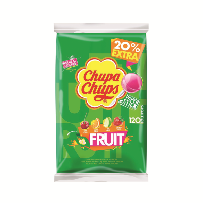 Chupa Chups Fruit Refill Bag 20 Percent Extra