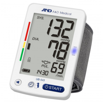 A&D Medical UB-543 Wrist Blood Pressure Monitor with Afib Screening