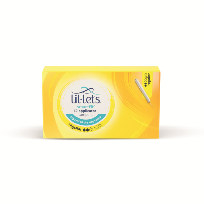 Lil-Lets Cardboard Applicator Tampons Regular x12