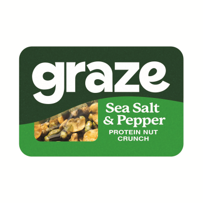 Graze Salt Pepper Veggie Protein Power Punnet 28g