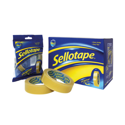 Sellotape Original Golden Tape 24mm x 66m