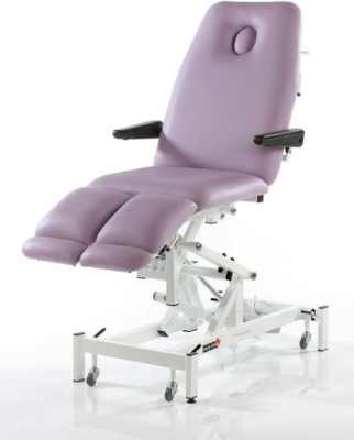 Medi-Plinth Podiatry Chair Electric - Split leg, Non-Tilting