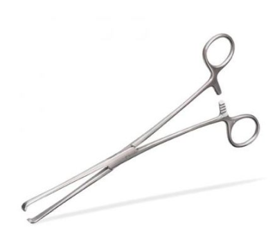 Teales Vulsellum Straight Forceps Toothed