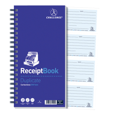 CHALLENGE 280x141mm Receipt Book