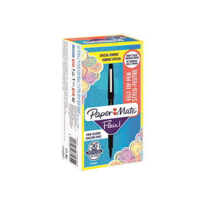 PaperMate Flair Felt Tip Pens Medium Black