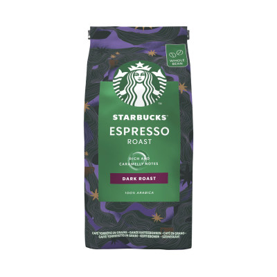 Starbucks Espresso Dark Roast Whole Bean Coffee 200g