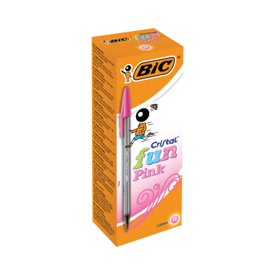 Bic Cristal Original Ballpoint Pen 1.6mm Line Width Pink