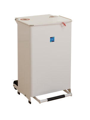 Kendal 50 Litre Waste Bin White Lid