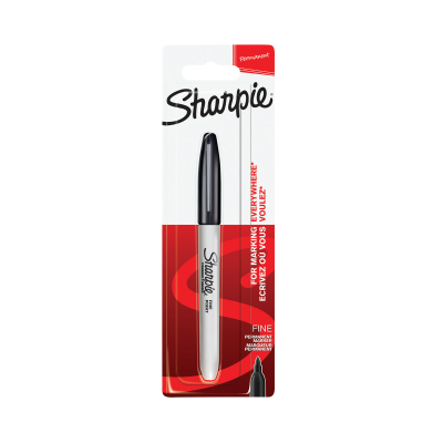 Sharpie 08 Permanent Marker Fine Tip Black