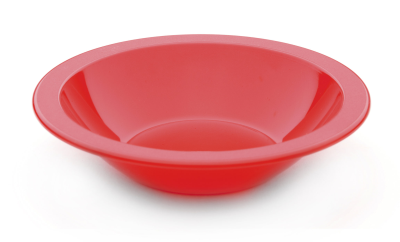 Narrow Rimmed Bowl, 17.3cm Red