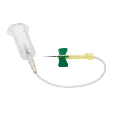 BD Safetylok Blood Collection Set with Holder 21G Green with 12" Tube