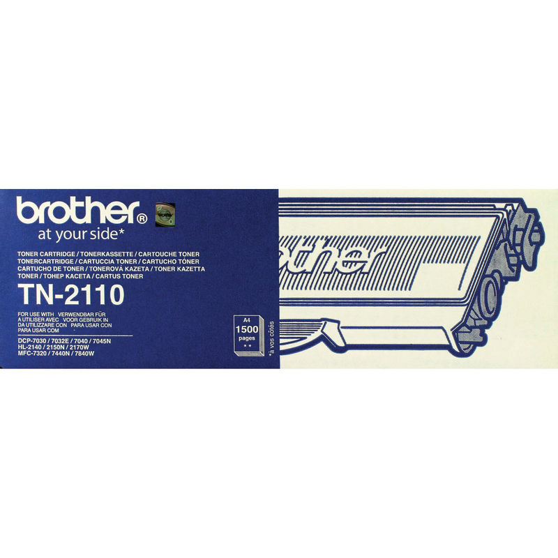Brother TN2110 Black Toner | Medical Supermarket