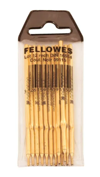 Fellowes Counter Pen Set Refill Black | Medical Supermarket