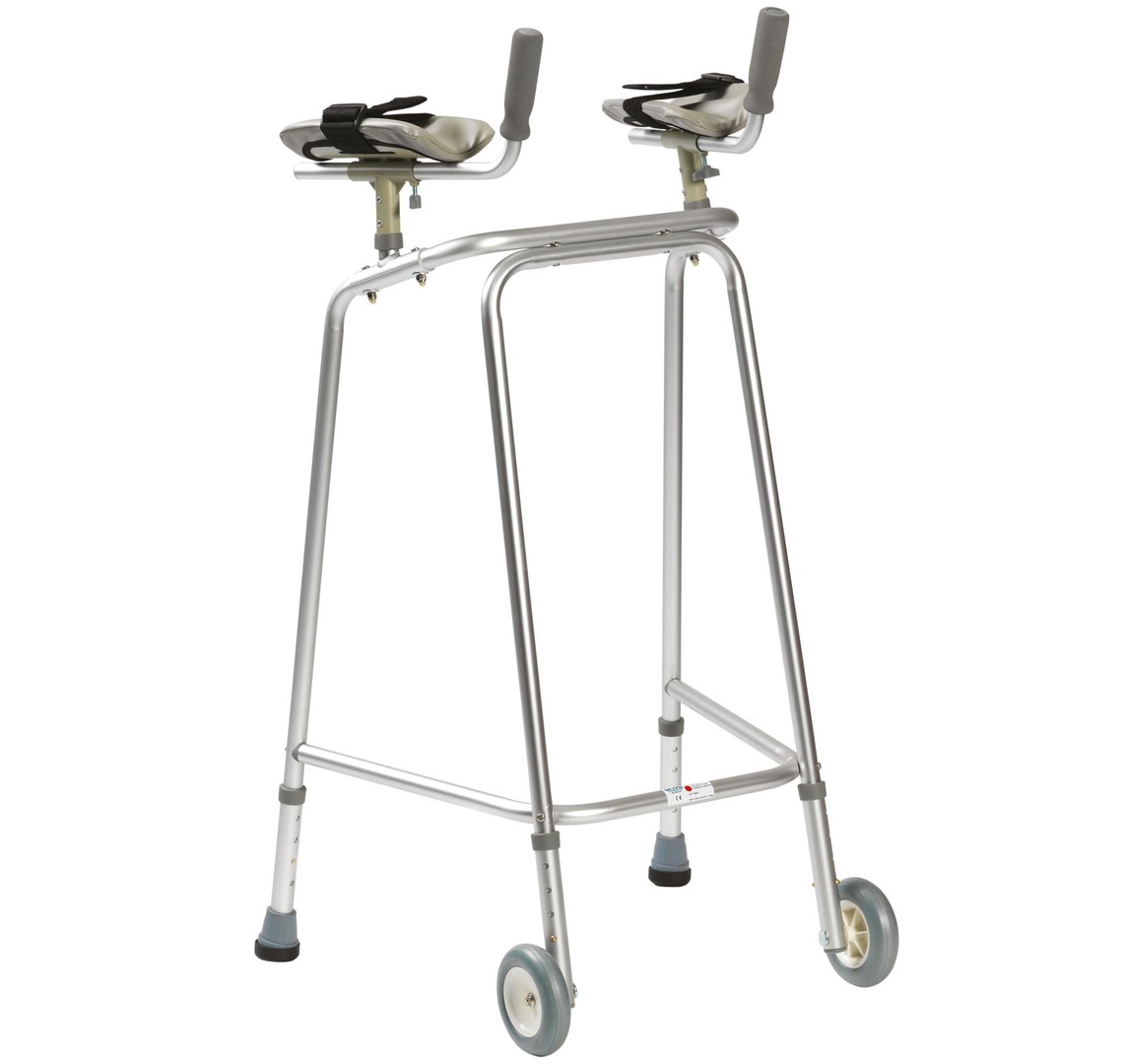 Rigid Walker With Wheels & Forearms | Medical Supermarket